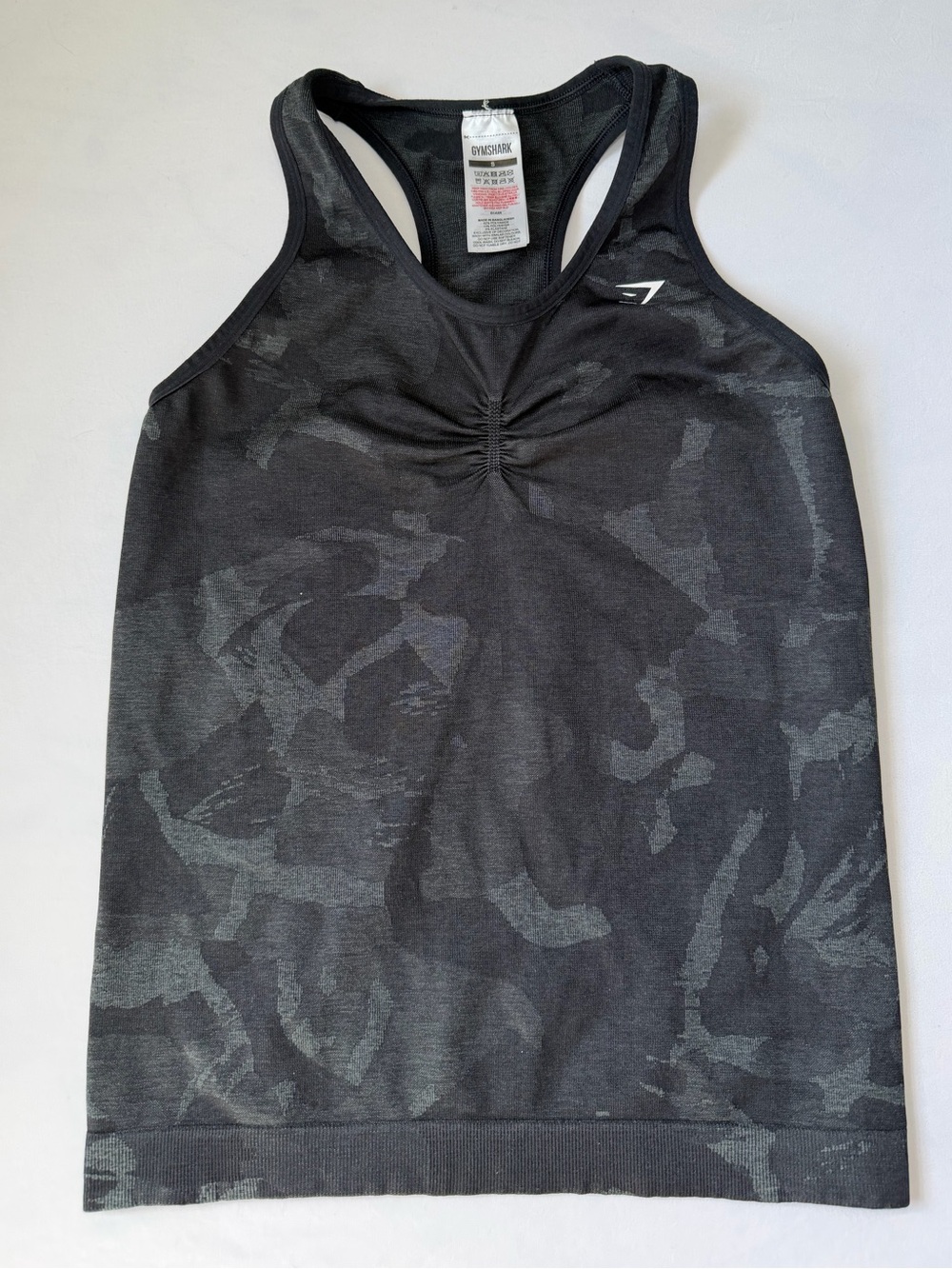 Gymshark camo tank
